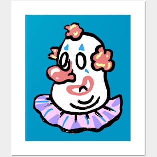 Puff Hair Clown Posters and Art